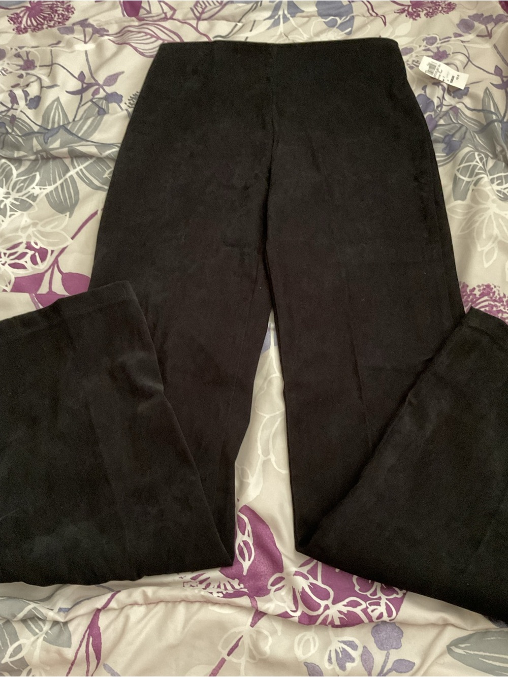 Vintage Black Women's Ponte Straight-Leg Pants